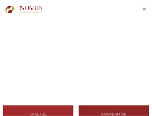 Tablet Screenshot of novusconsult.net